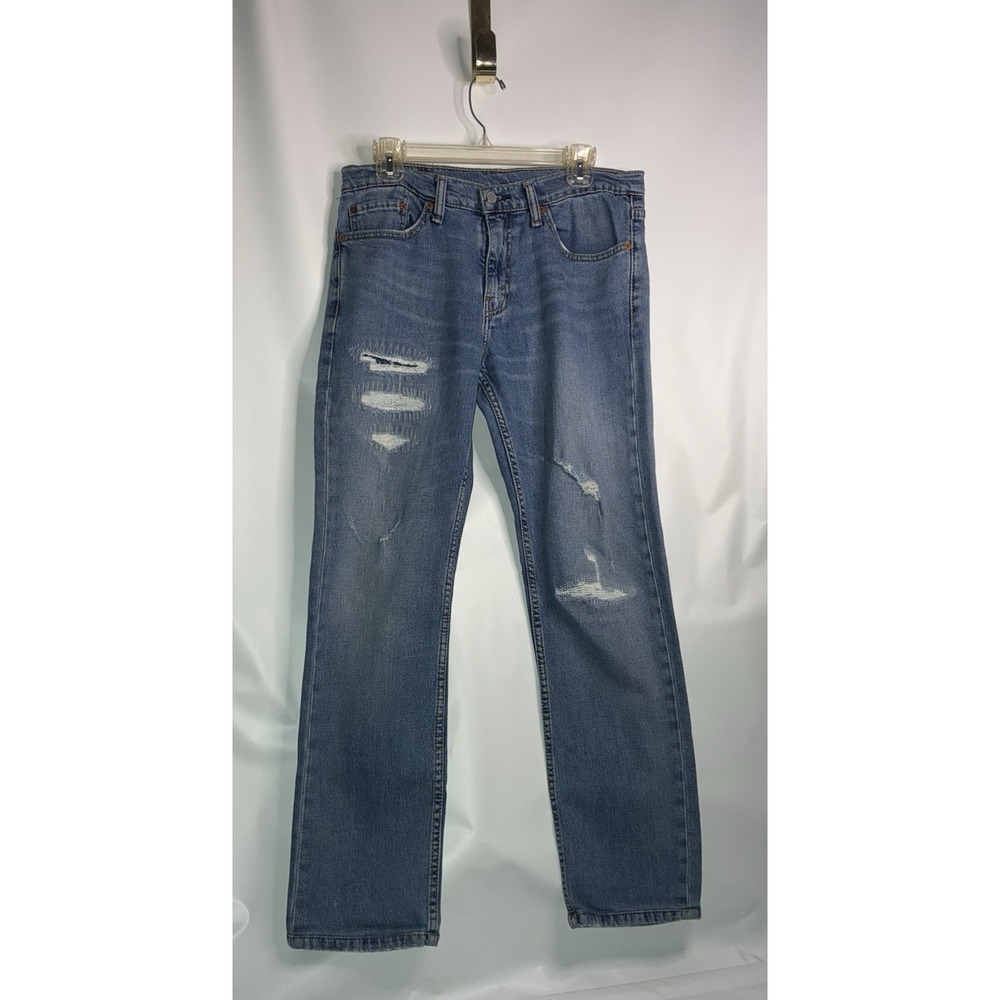 Levi's Distressed Medium Blue Denim Jeans W 32 x L 36 Men's Red Tab